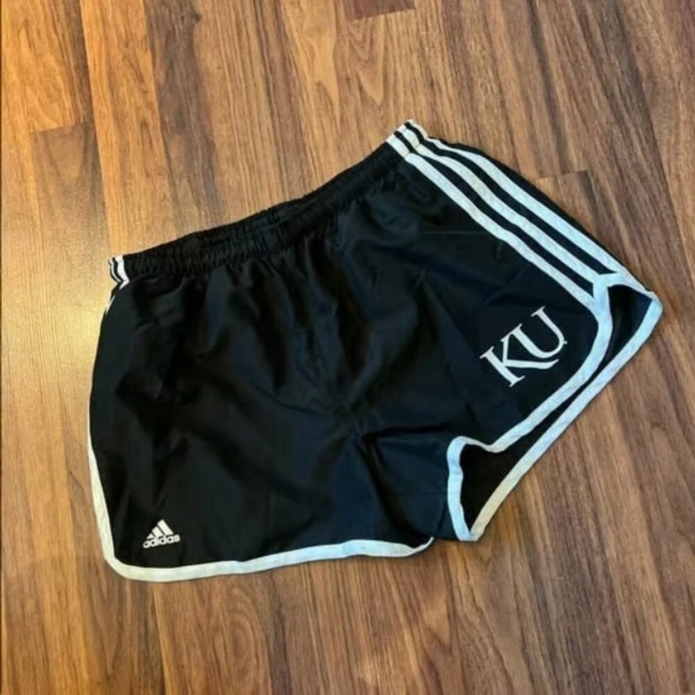 Adidas KU Shorts. Black and white. Size Small.